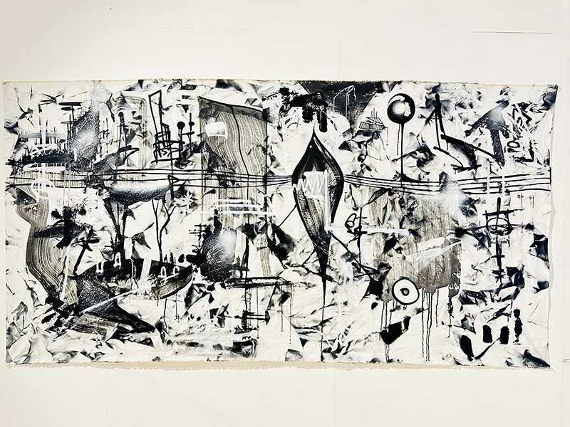 Abstract Painting by Zero Gradient